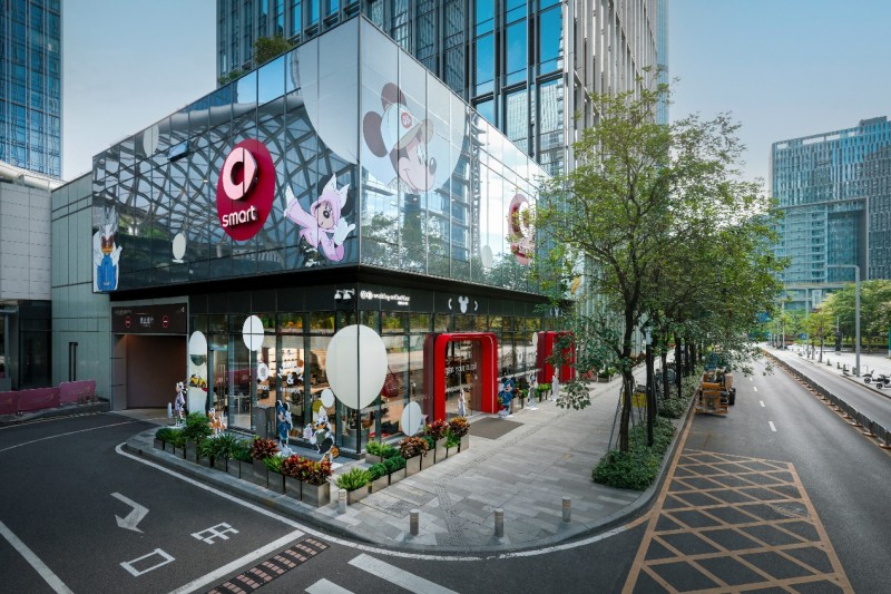 smart深圳旗舰中心迪士尼限时主题店